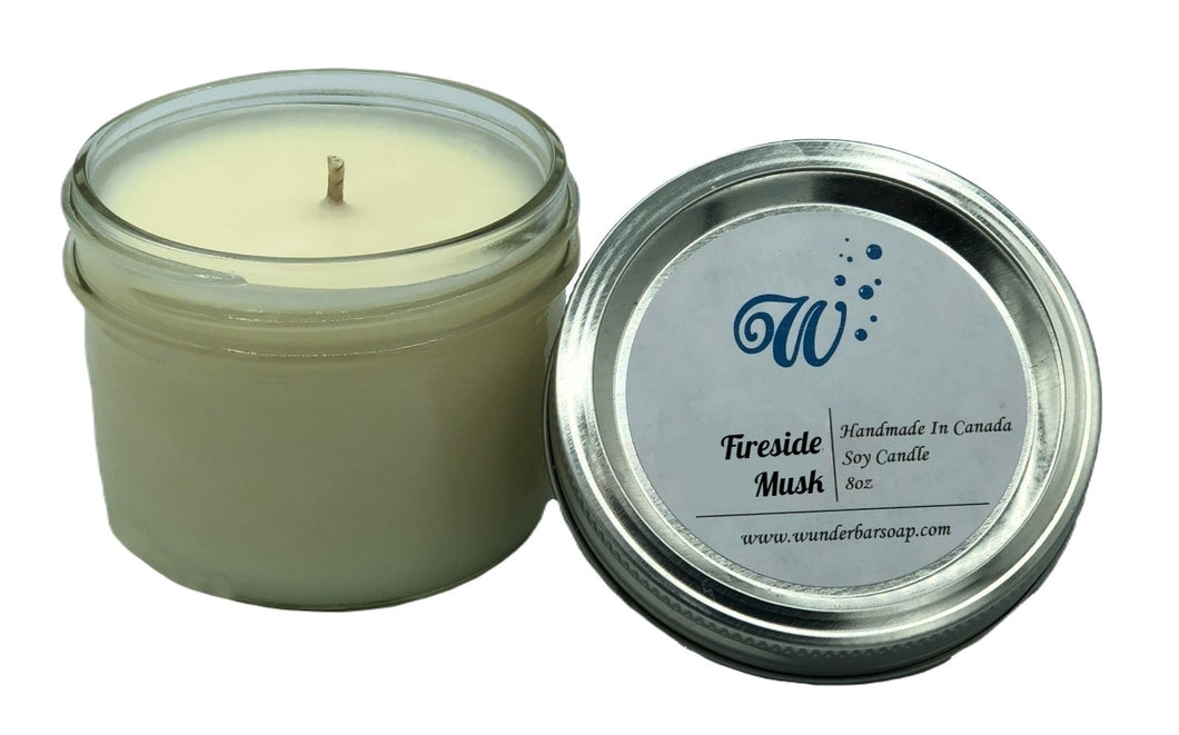 Fireside Musk Soy Candle