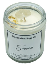 Load image into Gallery viewer, Genuine Citrine Infused Success Soy Candle
