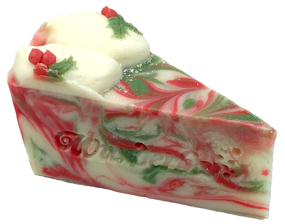 White Christmas Cake Soap