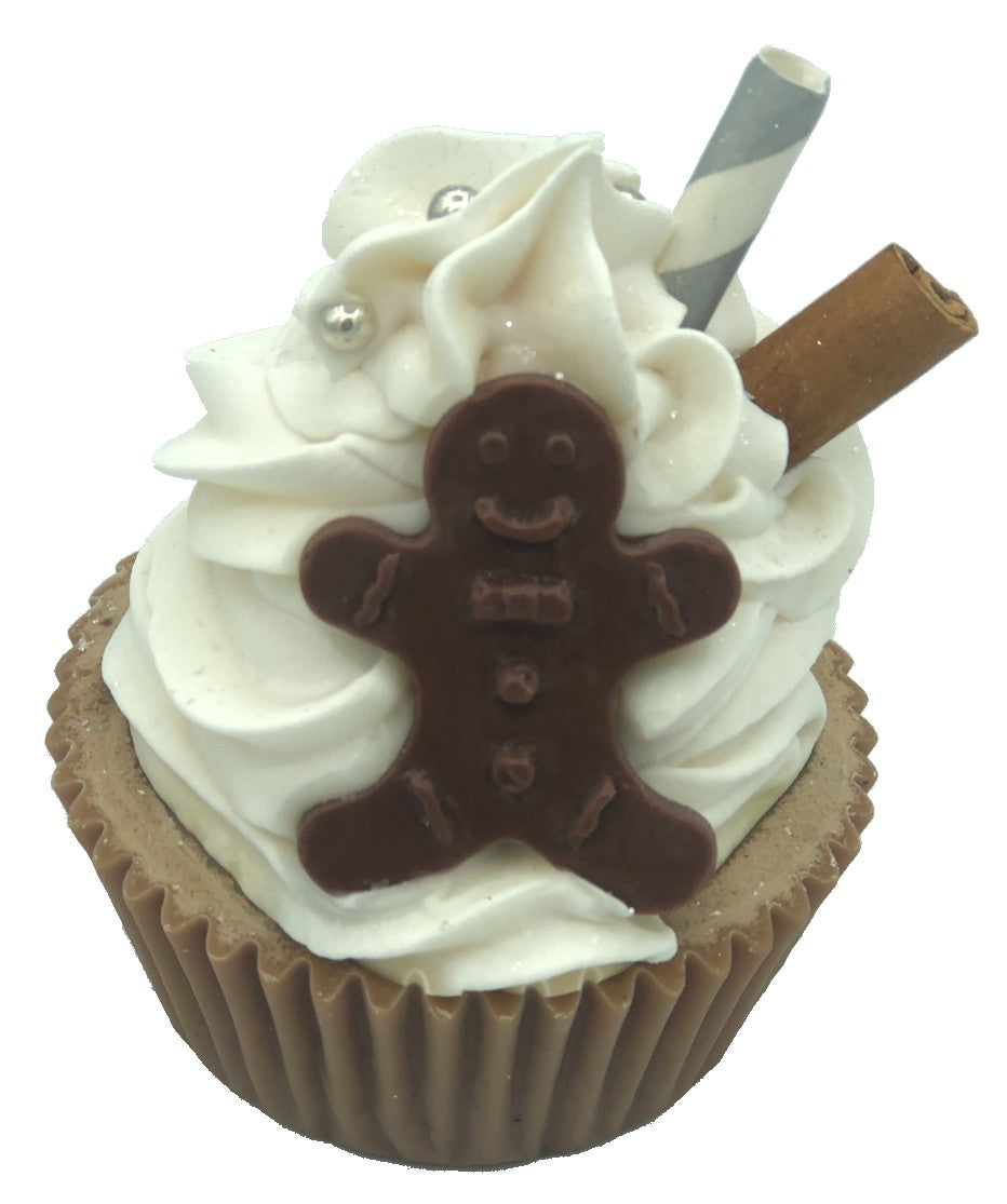 Gingerbread Hot Cocoa Cupcake Soap